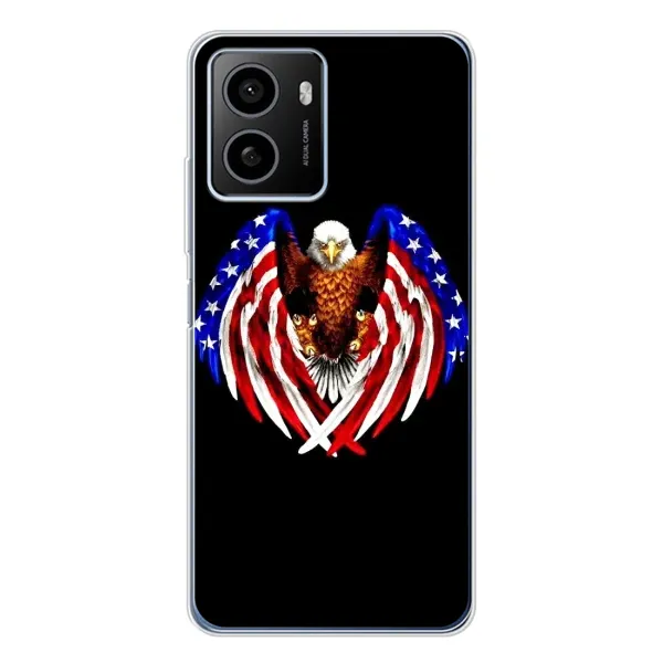 Чехол с рисунком «Крылья США» для HMD Pulse Plus