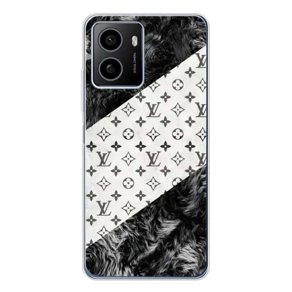 Чехол с рисунком «LV на белом» для HMD Pulse Plus