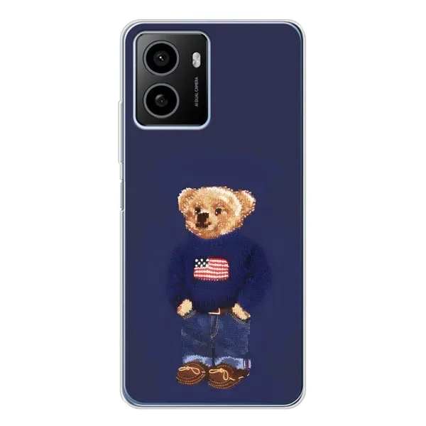 Чехол с рисунком «Мишка USA» для HMD Pulse Plus