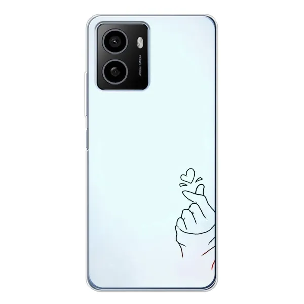 Чохол з малюнком «Сердечко на блакитному» для HMD Pulse Plus Чохол з малюнком «Сердечко на блакитному» для HMD Pulse Plus