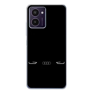 Силиконовый бампер с картинкой машины на HMD Pulse Pro (Силует Audi)
