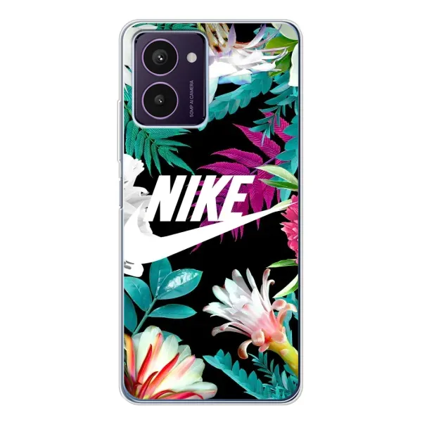Чехол с рисунком «Цветочный Nike» для HMD Pulse Pro
