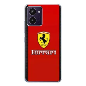 Силиконовый бампер с картинкой машины на HMD Pulse Pro (Ferrari Logo)