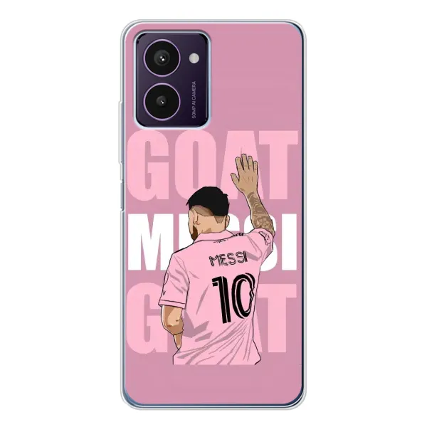 Чехол с рисунком «GOAT MESSI» для HMD Pulse Pro Чехол с рисунком «GOAT MESSI» для HMD Pulse Pro