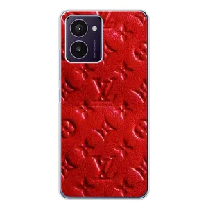 Текстурний Чохол Louis Vuitton для Пульс Про (Червоний ЛВ)