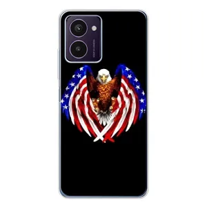 Чехол Флаг USA для HMD Pulse Pro (Крылья США)