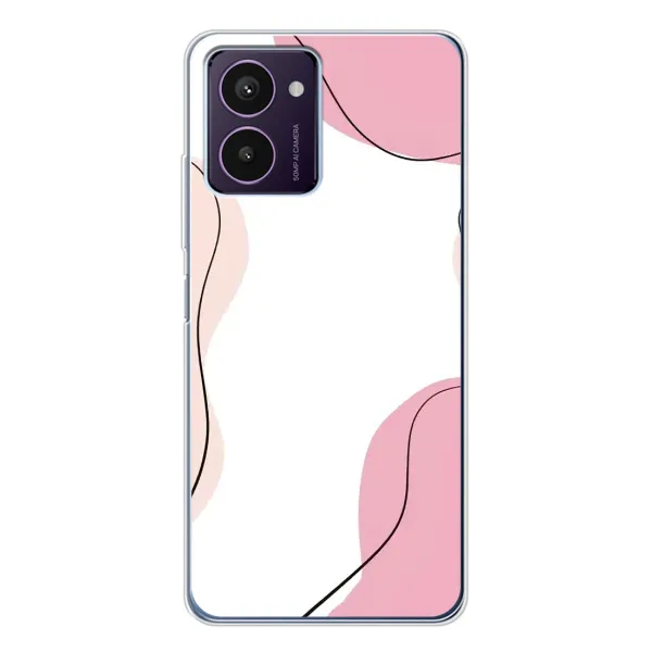 Чехол с рисунком «Розовый фон» для HMD Pulse Pro