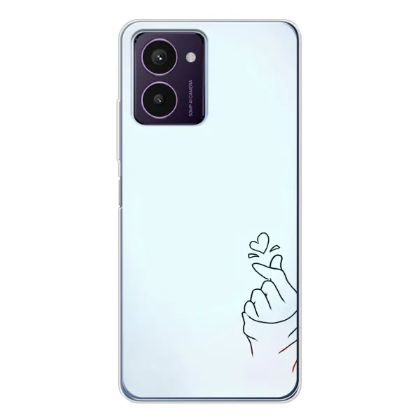 Чехол с рисунком «Сердце на голубом» для HMD Pulse Pro Чехол с рисунком «Сердце на голубом» для HMD Pulse Pro