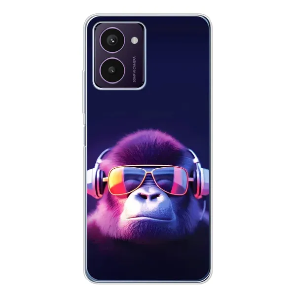 Чехол с рисунком «Стильная обезьяна» для HMD Pulse Pro