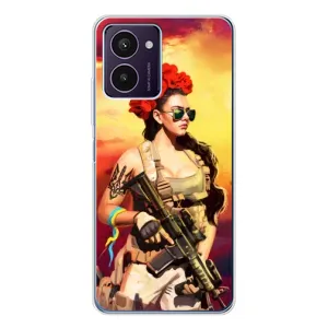 ЗСУ Чехлы (TPU) для HMD Pulse Pro (Женщина солдат)