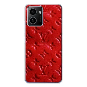 Текстурный Чехол Louis Vuitton для ХМД Пульс (Красный ЛВ)