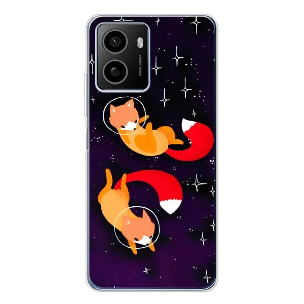 Чехол с рисунком «Лисы» для HMD Pulse Чехол с рисунком «Лисы» для HMD Pulse