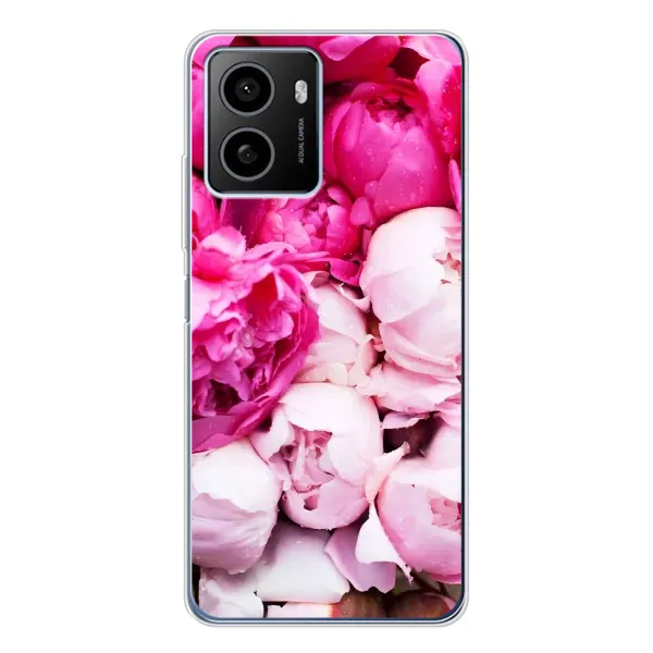Чехол с рисунком «Пионы» для HMD Pulse