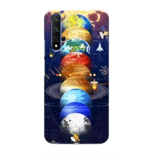 Чохол (ТПУ) з планетами на Huawei Honor 20 (Арт планети)