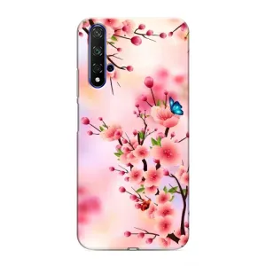 Чохол з картинкою Сакури на Huawei Honor 20 (Метелики на сакурі)