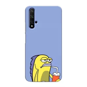 Бампер с принтом Мемы для Huawei Honor 20 (Безразличие)