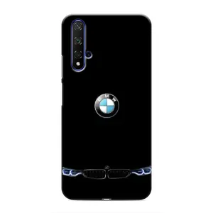Силіконовий бампер з картинкою машини на Huawei Honor 20 (Чорний BMW)