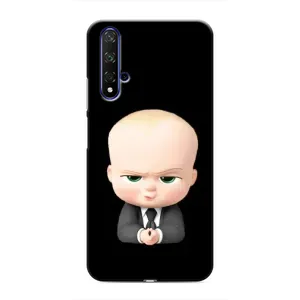 Мультяшный принт на Чехол для Хуавей Хонор 20 (Бос)