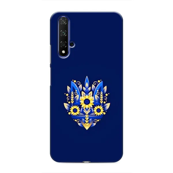 Чехол с рисунком «Цветущий Герб» для Huawei Honor 20