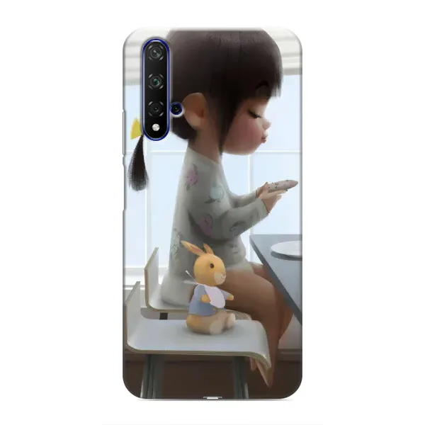 Чехол с рисунком «Девочка с игрушкой» для Huawei Honor 20