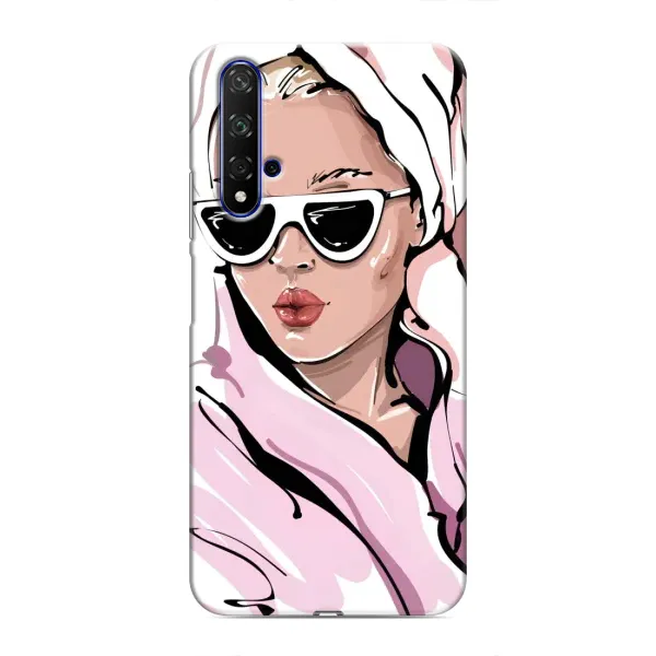Чехол с рисунком «Девушка в халате» для Huawei Honor 20