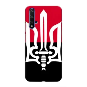 Чехлы УПА (Красно-Чёрный) на Huawei Honor 20 (Герб Украины)
