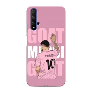 Чехлы Лео Месси в Майами на Huawei Honor 20 (GOAT MESSI)