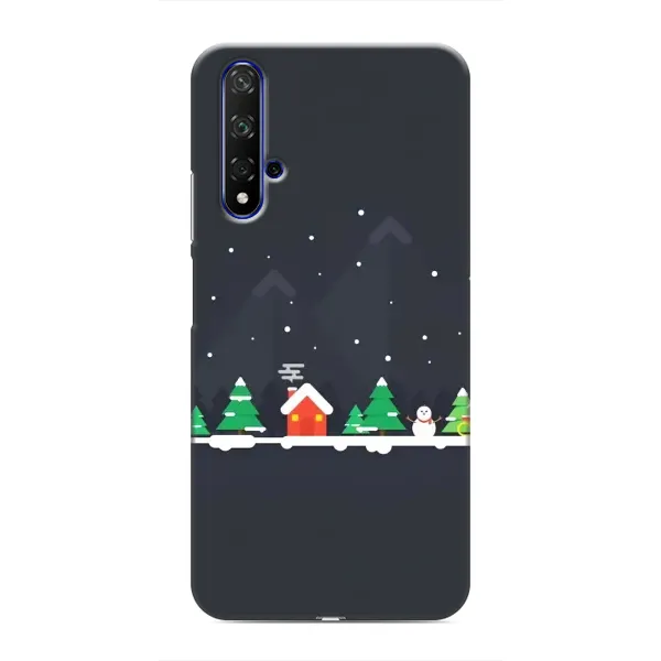 Чехол с рисунком «Город зимний» для Huawei Honor 20 Чехол с рисунком «Город зимний» для Huawei Honor 20