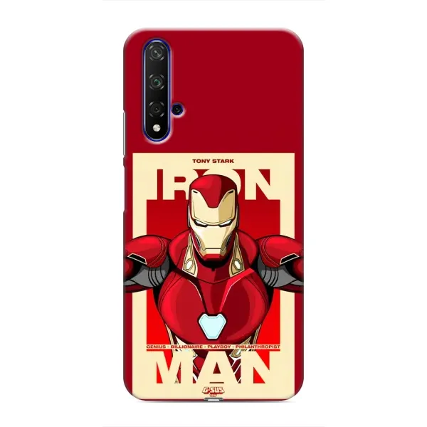 Чехол с рисунком «Iron man» для Huawei Honor 20