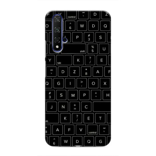 Чехол с рисунком «Клавиатура» для Huawei Honor 20 Чехол с рисунком «Клавиатура» для Huawei Honor 20