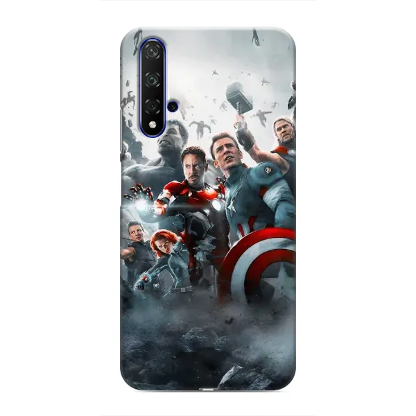 Чехол с рисунком «Команда марвел» для Huawei Honor 20 Чехол с рисунком «Команда марвел» для Huawei Honor 20