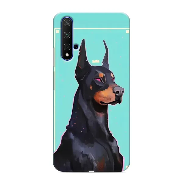 Чехол с рисунком «Король доберман» для Huawei Honor 20