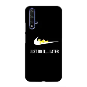 Силиконовый Чехол на Huawei Honor 20 с картинкой Nike (Later)