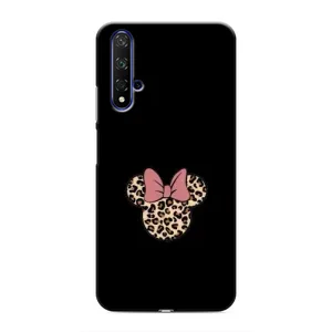Чехол с леопардовым принтом на Huawei Honor 20 (Леопардовая Минни)