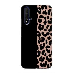Чехол с леопардовым принтом на Huawei Honor 20 (Леопардовый фон)