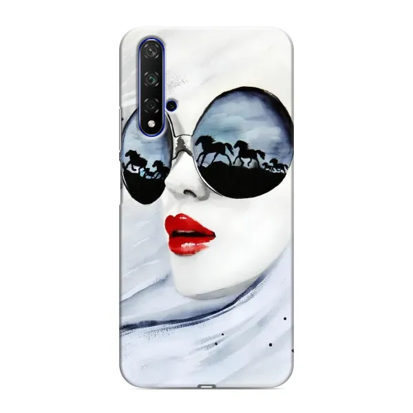 Чехол с рисунком «Любительница коней» для Huawei Honor 20