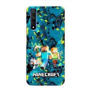 Чохли для Huawei Honor 20 (Персонажі МайнКрафт) (Майнкрафт)