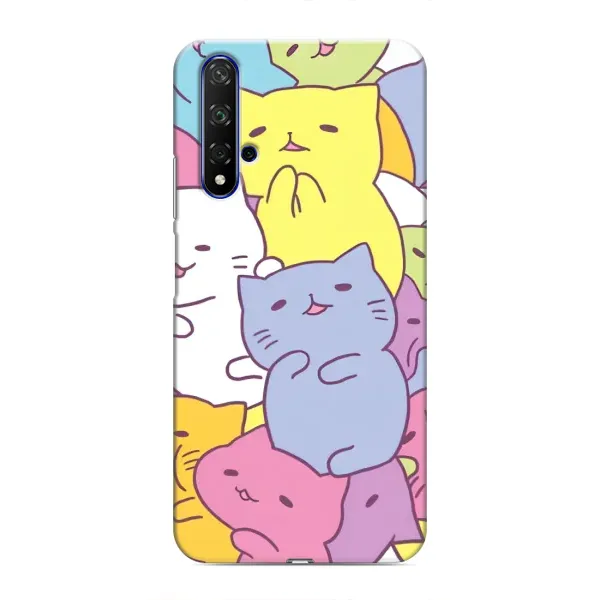 Чехол с рисунком «Милые котики» для Huawei Honor 20 Чехол с рисунком «Милые котики» для Huawei Honor 20