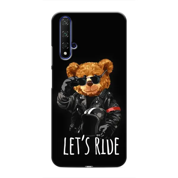 Чехол с рисунком «Модный Мишка» для Huawei Honor 20 Чехол с рисунком «Модный Мишка» для Huawei Honor 20