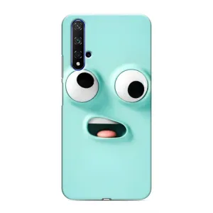 Силиконовые Чехлы (смешные стикеры) для Huawei Honor 20 (Забавное мятное лицо)