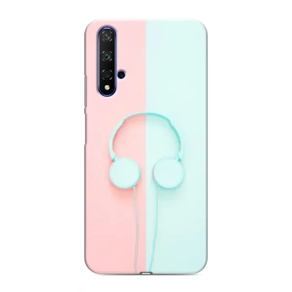 Чехол с рисунком «Наушники» для Huawei Honor 20