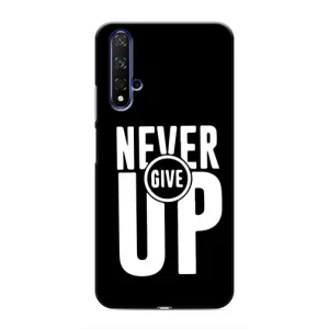 Силиконовый Чехол на Huawei Honor 20 с картинкой Nike (Never Give UP)