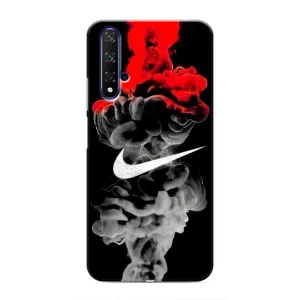 Силиконовый Чехол на Huawei Honor 20 с картинкой Nike (Nike дым)