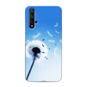Силіконовий Чохол з кульбабками на Huawei Honor 20 (Кульбабка на блакитному)