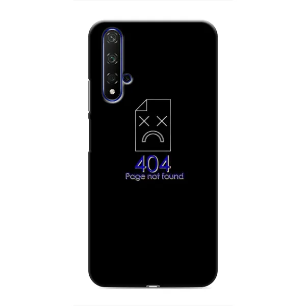 Чехол с рисунком «Ошибка 404» для Huawei Honor 20 Чехол с рисунком «Ошибка 404» для Huawei Honor 20