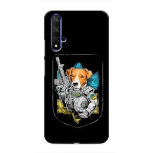 Чехол с принтом для Huawei Honor 20 (Патрон Воин)