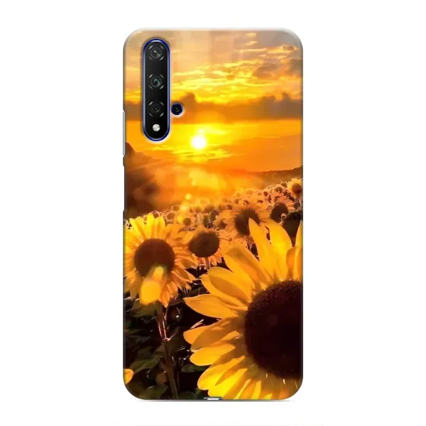 Чехол с рисунком «поле подсолнухов» для Huawei Honor 20