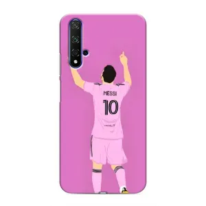 Чехлы Лео Месси в Майами на Huawei Honor 20 (Празднование Месси)
