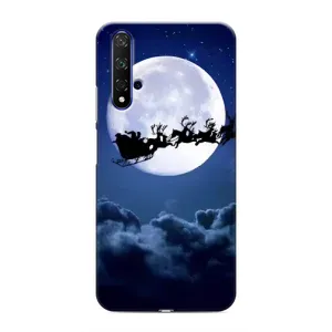 Чохол Санта Клаус для Huawei Honor 20 (Санта - місяць)