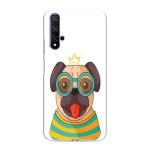 Бампер для Huawei Honor 20 з картинкою "Песики" (Собака Король)